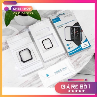 (CHÍNH HÃNG KUZOOM)Cường lực 3D full màn cho Apple Watch Series 1/2/3/4/5/6/SE size 38/40/42/44mm