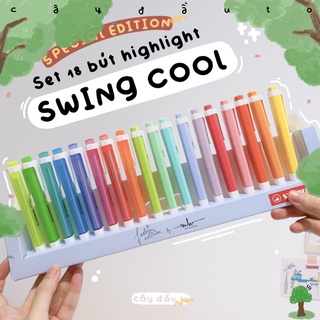 [Bản Giới Hạn] Bộ 18 Bút Ghi Nhớ Highlight Stabilo Swing Cool Cây Đầu To