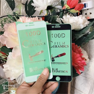 Miếng dán cường lực dẻo 100D bảo vệ màn hình cho iPhone 6 đến 12ProMax - PEE STORE