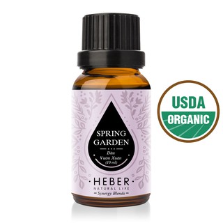 Tinh Dầu Vườn Xuân Heber- Spring Garden Blend, Cao Cấp Nhập Khẩu,Thiên Nhiên Nguyên Chất, Xông Thơm Phòng,10ml/30ml/50ml