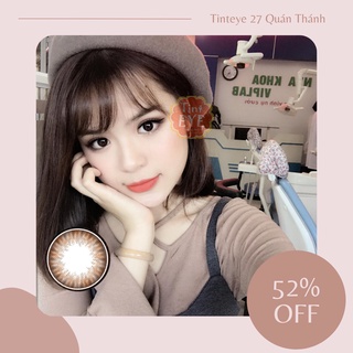 4 mẫu kính áp tròng nâu tự nhiên hot nhất 2022 Tinteye Lens 0 - 10 độ FLASHSALE