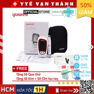 ✅ [TRỌN BỘ] Máy Đo Đường Huyết- Yuwell Accusure 710 (+50 QUE, 50 KIM, CỒN) -VT0569