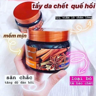 TẨY TẾ BÀO CHẾT TOÀN THÂN CHIẾT XUẤT QUẾ HỒI &amp; CAFÉ NGA