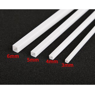 Pla plate ống vuông rỗng ruột Chuyên dùng để mod mô hình dài 25 cm