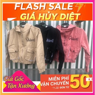 Áo khoát kaki nữ croptop free size vải mịn đẹp hình thật chuẩn shop