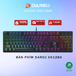 Bàn phím cơ Gaming Dareu EK1280 Mã cũ DK1280 Led RGB Bảo hành 24 tháng