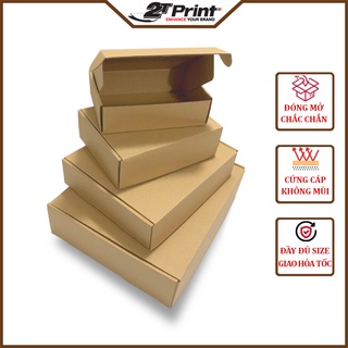 Hộp Carton Nắp Gài Đóng Hàng - Giftbox - Đựng Quần Áo, Mỹ Phẩm, Quà Tặng - Chất Liệu Cứng Cáp, Đa Dạng Kích Cỡ