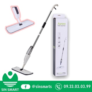 Cây Lau Nhà Thông Minh Phun Sương Chổi Lau Xịt Nước Khử Khuẩn Đầu Xoay 360 Độ