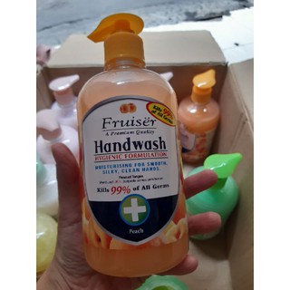 Nước Rửa Tay diệt khuẩn Fruiser 500ml của Malaysia(đào )