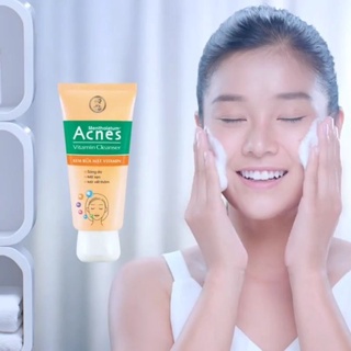 Sữa rửa mặt mờ thâm sẹọ mụn, sáng da chống nắng Acnes
