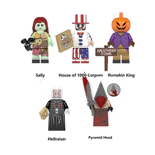 Bộ 5 nhân vật minifigures kinh dị WM6102-3