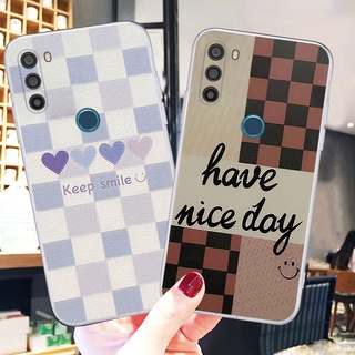 Ốp Vsmart Active 3 caro trái tim cá tính, thời trang siêu đẹp, siêu phong cách