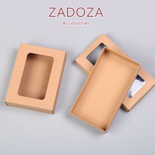 Hộp carton có nắp gài đóng hàng, bìa giấy gói hàng