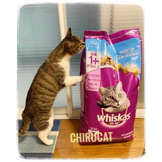 [Tặng Bánh Thưởng]Thức ăn mèo Whiskas vị cá biển túi 1.2kg