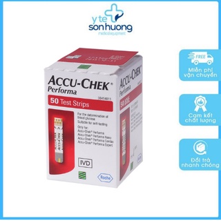 Que thử đường huyết Accuchek Performa 50 (lọ 50 que)
