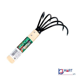 Dụng cụ cào đất, làm vườn Echo của Nhật Bản, thép không gỉ, chắc chắn, tay cầm được bọc lớp gỗ 1547-128