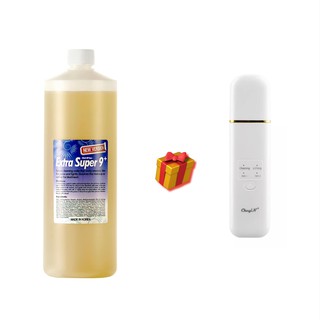 (Tặng máy sủi da) Dung dịch làm sạch sâu hỗ trợ giảm mụn đầu đen và sợi bã nhờn Extra Super 9 plus 1000ml