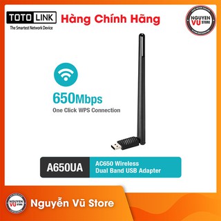 USB Wi-Fi Totolink A650UA băng tần kép AC650 - Hàng Chính Hãng