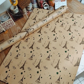 Giấy gói quà vintage 30*50