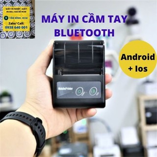 Máy in hóa đơn bluetooth in bill từ ứng dụng Viettelpay pro, KiotViet, Sapo, Loyverse