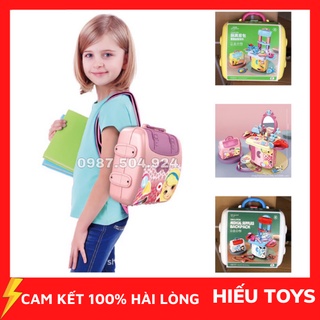 Đồ Chơi Bác Sĩ , Nấu Ăn, Trang Điểm Balo 2 Trong 1 Đa Năng Tiện Lợi Dành Cho Bé Từ 1 Đến 8 Tuổi Hiếu Toys