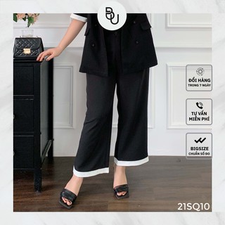 Quần gấu viền trắng BIGSIZE (55kg đến 95kg) - 21SQ10 - [BUstu Bigsize]