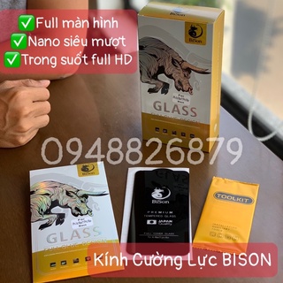 Kính Cường Lực BISON Chính Hãng Full Màn - Chất Lượng Nhật Bản Siêu Chuẩn | Siêu Tốt, Đủ Mã iPhone 6 Plus - 13 Promax