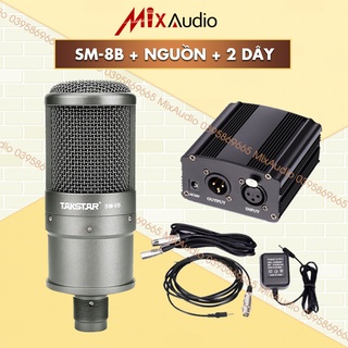 Mic thu âm TAKSTAR SM-8B, Micro livestream, karaoke chuyên nghiệp, hàng chính hãng [BẢO HÀNH 12 THÁNG]