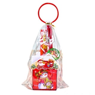 0Ống cắm bút hình ngôi nhà Noel, Hộp đựng bút hình noel