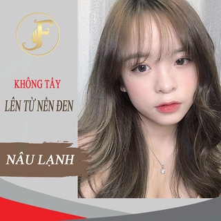 1 tuýp thuốc nhuộm tóc tại nhà nâu lạnh không tẩy