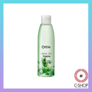Nước Hoa Hồng Làm Mịn Da Chiết Xuất Trà Xanh OTTIE GREEN TEA TONER_Mỹ phẩm Hàn Quốc chính hãng