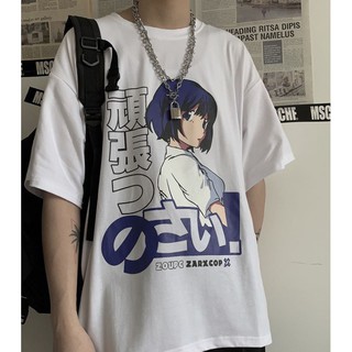 ÁO THUN, ÁO PHÔNG TAY LỠ UNISEX FORM RỘNG OVERSIZE ANIME M80