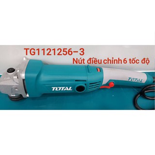 1010W - 125mm Máy mài góc trục M14 Total (Có điều chỉnh 6 tốc độ) TG1121256-3