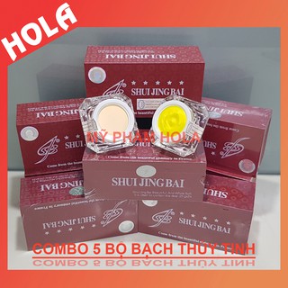 [COMBO 5 BỘ] ngày đêm Bạch Thủy Tinh. chuyên làm mờ nám, tàn nhang lâu năm và dưỡng trắng da, kem nám mỹ phẩm,