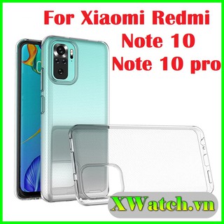 Ốp lưng silicon Xiaomi Redmi Note 10 / Note 10 pro Note 10 5g Note 11 11s 11 pro trong suốt