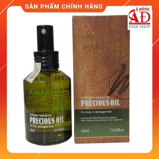 [Chính hãng] [Giá sỉ] Tinh dầu Argan dưỡng tóc Masaroni Collagen Essence Precious Oil 60ml
