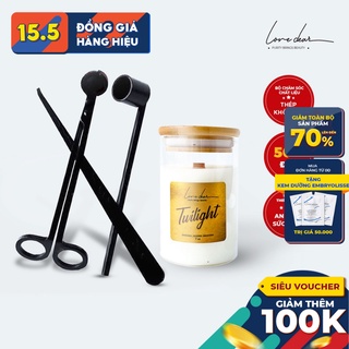 Combo nến thơm LoveDear kèm bộ chăm sóc nến thơm chiết xuất tinh dầu thiên nhiên decor trang trí phòng