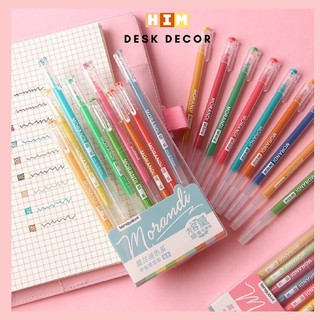 Set 9 Bút Highlight Đánh Dấu Bút Gel Morandi đa dạng màu sắc