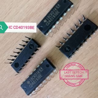 IC số 40xxx Series CD40193 cắm CD40193BE 16 chân cắm