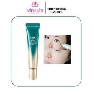 Kem Dưỡng Mắt AHC Ageless Real Eye Cream For Face mẫu mới màu xanh