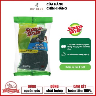 Cước cọ rửa không trầy xước có mút gói 1 miếng SCOTCH BRITE 3M - DEBLUR