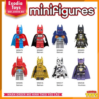Xếp hình minifigure nhân vật siêu anh hùng Batman : Người Dơi - WM6027