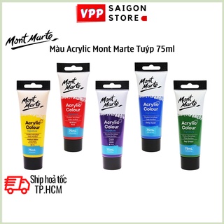 Màu Acrylic Mont Marte Tuýp 75ml - Acrylic Colour Paint Signature 75ml (2.54oz)
