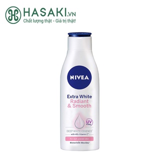 Sữa Dưỡng Thể Nivea Dưỡng Da Sáng Mịn Ban Ngày Extra White Radiant And Smooth UV Body Lotion 250ml