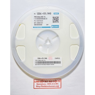 100 Con Điện Trở Dán 1M Kiểu 1206 SMD