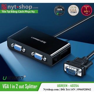 Bộ Chia VGA 1 Ra 2 UGreen 40254 Chính Hãng - Support 1920*1440 60HZ