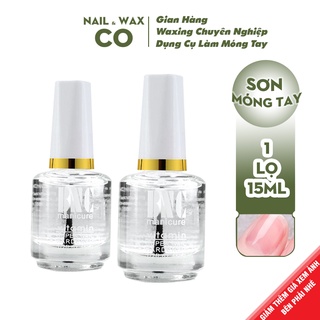 Sơn móng tay Nail &amp; Wax Co BNC trrong suốt loại sơn bóng dung tích 15ml