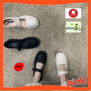 Freeship giày vintage trắng đen hot hit mã 203