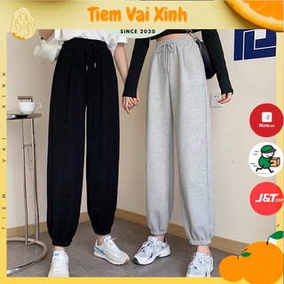Quần Ống Rộng 2021  [Tiệm Vải Xinh]  Chất Liệu Nỉ Da Cá Thoáng Mát - Hàng Quảng Châu QN100