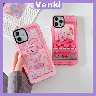 iPhone Case Thick Silicone Soft Case Clear Case Shockproof Camera Protection Pink Bear Cartoon Cute Compatible For iPhone 11 iPhone 13 Pro Max iPhone 12 Pro Max iPhone 7 Plus xr